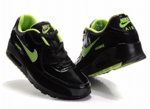 New Men'S Nike Air Max Black/Greenyellow